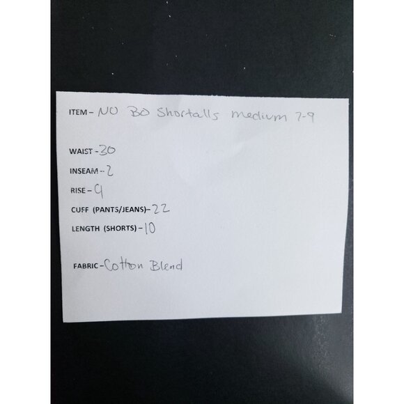 No Boundaries Juniors Medium (7-9) Black Denim Shortalls - Picture 7 of 8